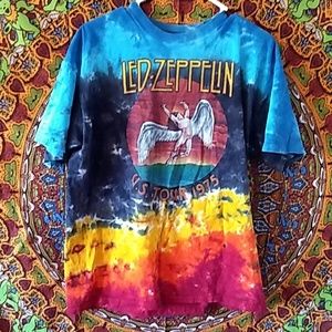 Liquid Blue L Led Zeppelin Icarus Tour 1975 SS